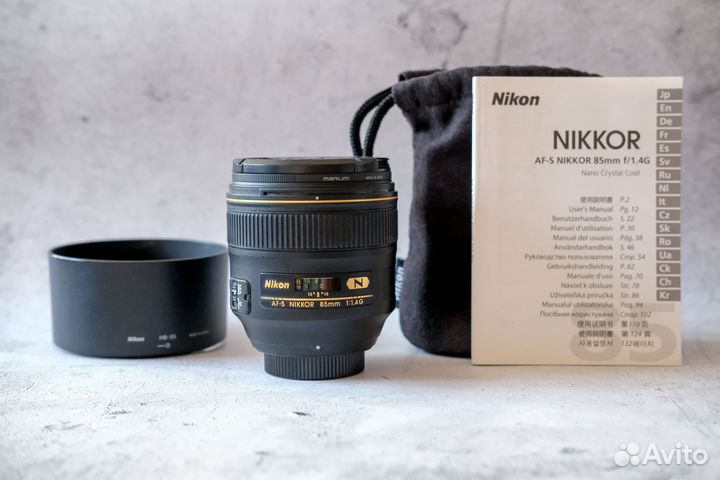 Объектив Nikkor 85 mm 1/4 G