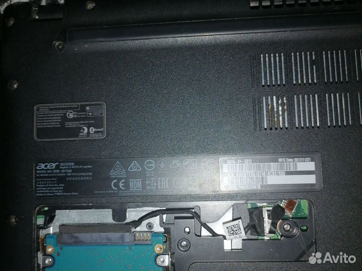 Ноутбук Acer aspire 3 a315 на запчасти