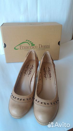 Туфли кожаные francesco donni