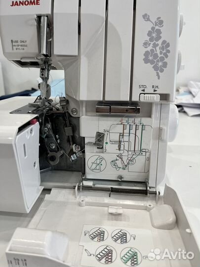 Оверлок бытовой бу Janome Samurai 1000