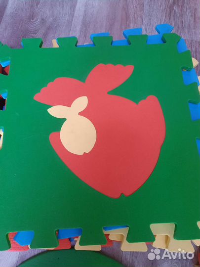 Тёплый коврик пазл для малышей