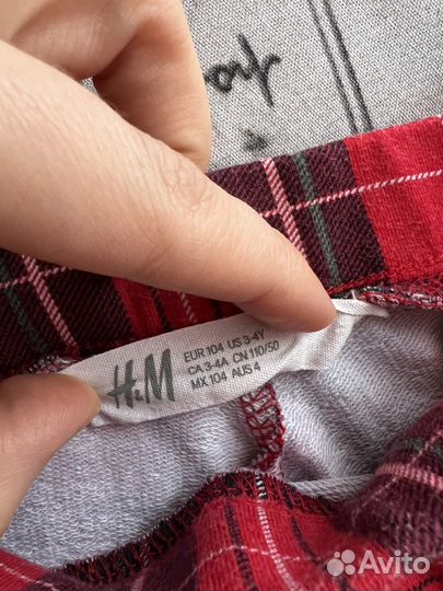 Рубашка GAP лосины H&M на 3 года