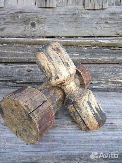 Старинный каток для ухвата