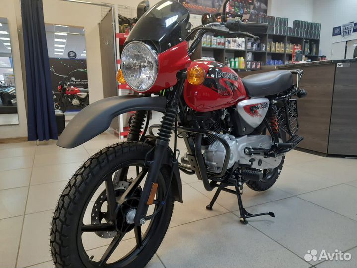 Мотоцикл Bajaj Boxer 150X Красный
