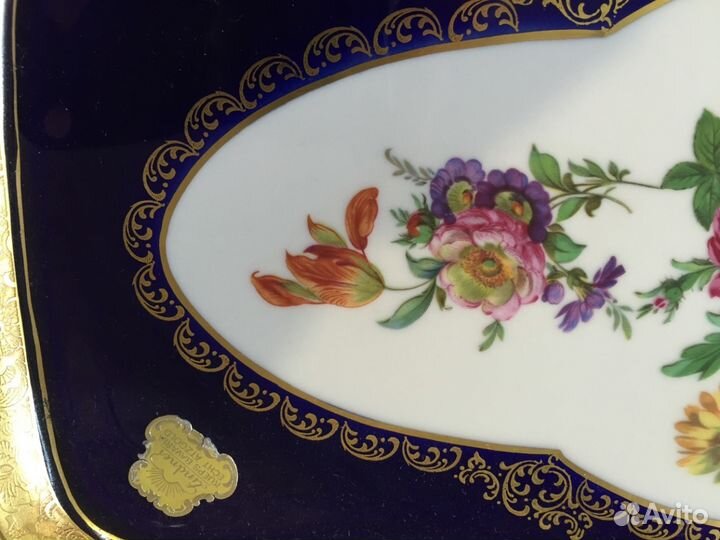 Lindner фарфор, поднос, блюдо