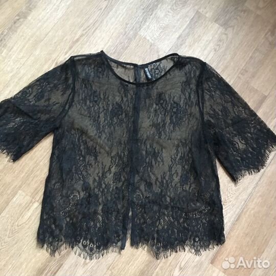 Ажурная блуза h&m 36
