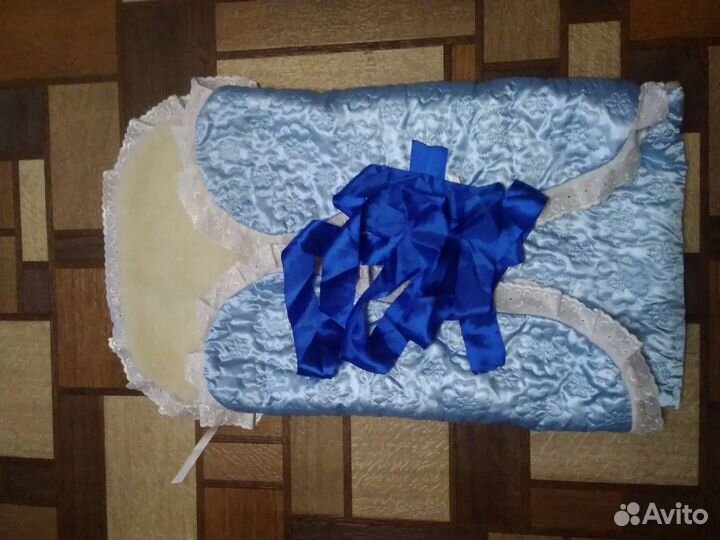 Конверт на выписку для мальчика зимний