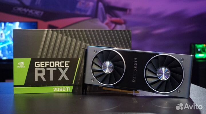 Видеокарта Geforce nvidia RTX 2080 TI 11 GB