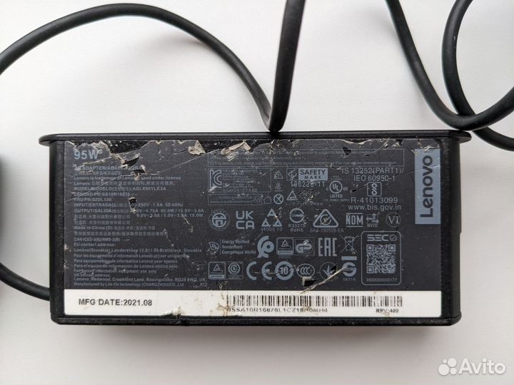 Блок питания для ноутбука Lenovo