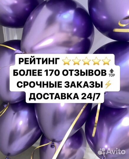 Воздушные гелиевые шары с доставкой Москва