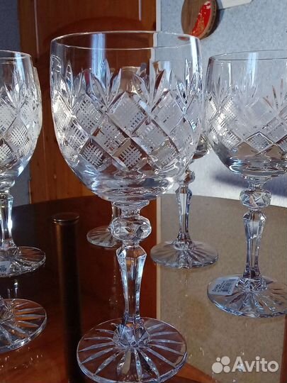 Хрустальные фужеры. Бокалы