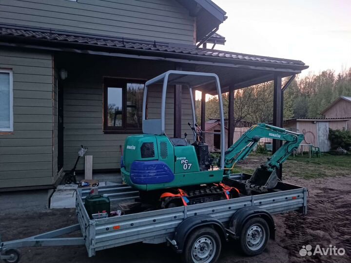 Услуги Мини экскаватора