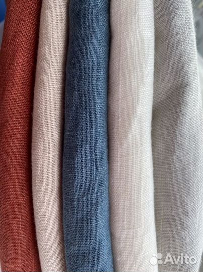 Палантины льняные новые. Разные цвета