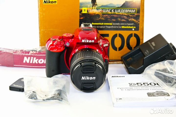 Nikon D5500 зеркалка Kit AF-S VR 18-55 как новый