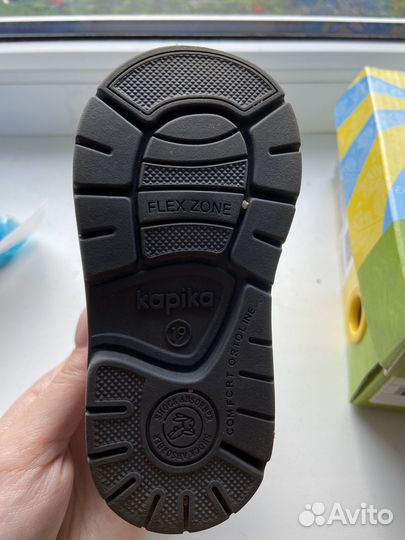 Ботинки демисезонные для девочки 19 размер kapika