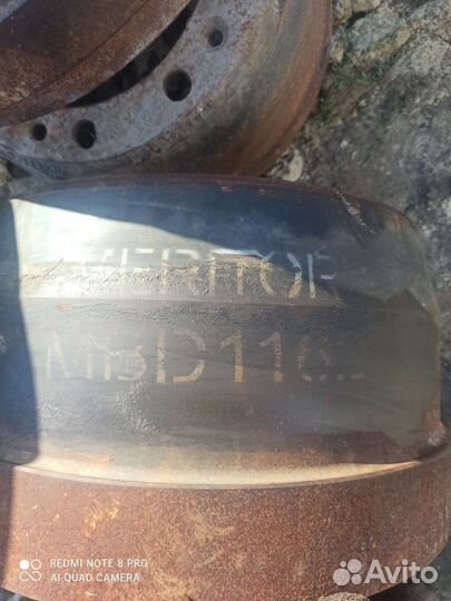 Барабаны тормозные MBD1162 volvo renault