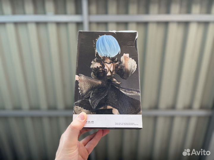 Аниме фигурка Рем в черном платье