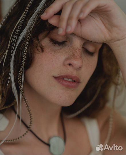 Перья в волосы, перья для волос, бохо