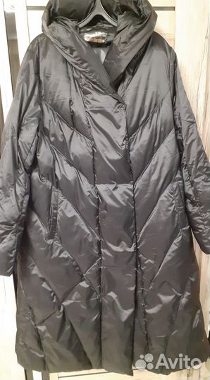 Пуховик пальто женское зима 52-54-56