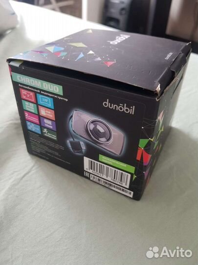 Автомобильный видеорегистратор dunobil chrom DUO