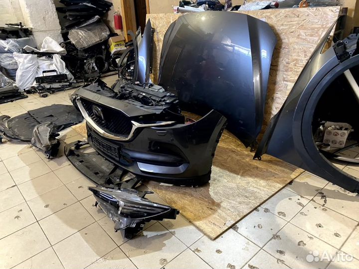 Бампер,фары,крылья,капот-ноускат Mazda cx5 KF