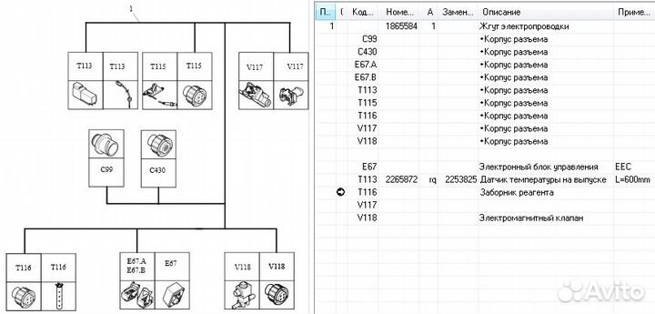 Проводка Scania P, G, R series