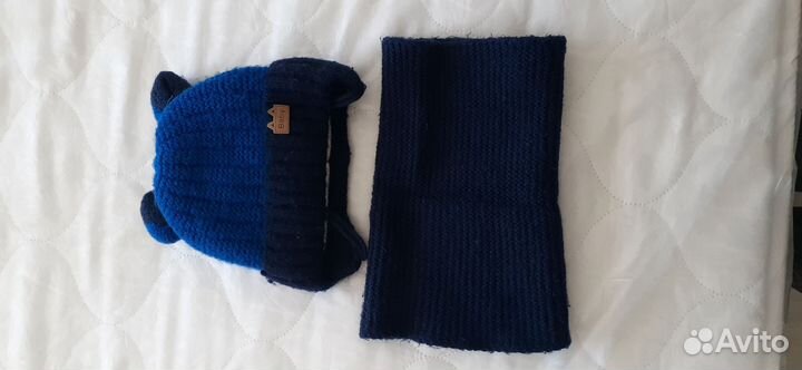 Шапка детская зимняя 48 50 для мальчика
