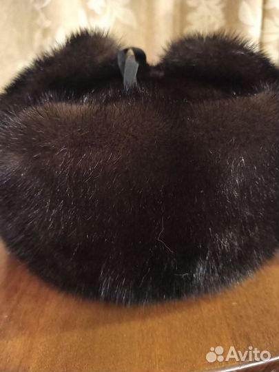 Норковая шапка мужская