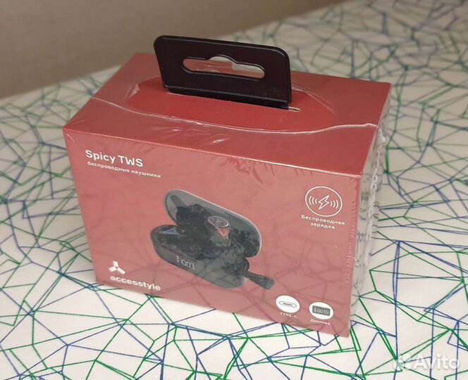 Беспроводные наушники Spicy TWS black