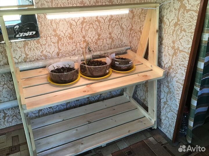 Стеллаж для растений и рассады