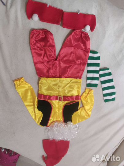 Новогодний костюм петрушка