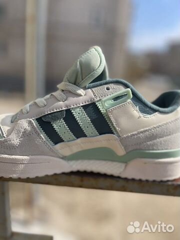 Кроссовки Adidas forum low мятные