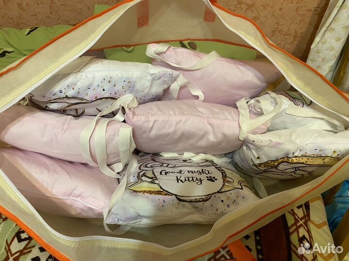 Подушки для детской кроватки