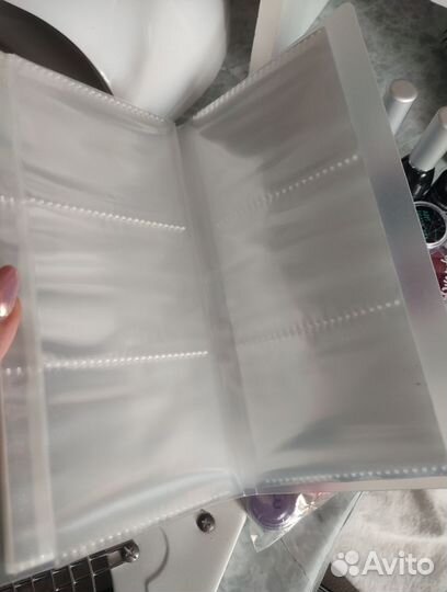 Набор для маникюра, гель лаки, альбом для слайд