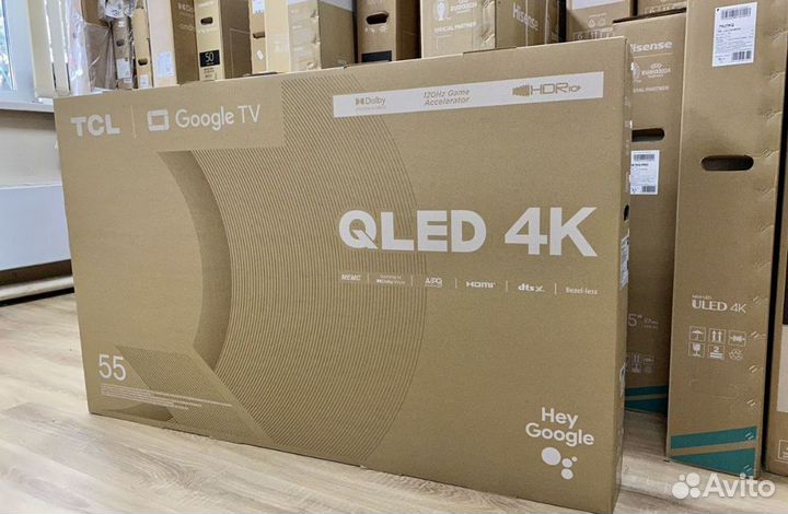 Телевизор TCL 55 дюймов 120гц Android tv