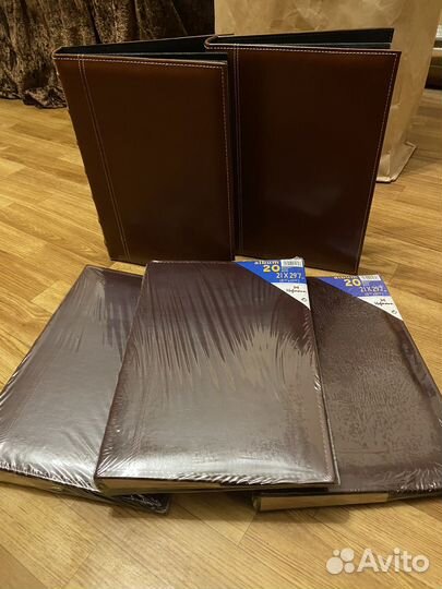 Фотоальбом а4 кожаный Hofmann новый на 20 фото
