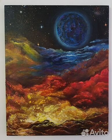 Картина маслом на холсте 