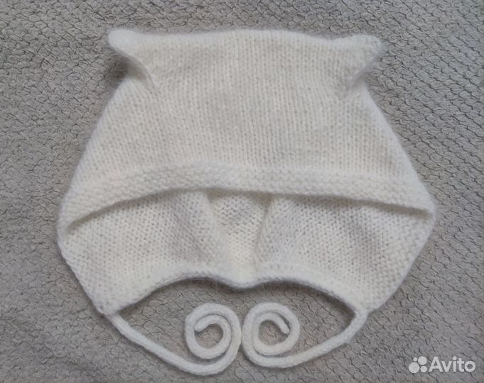 Шапка кошка котошапка чепчик котёнок