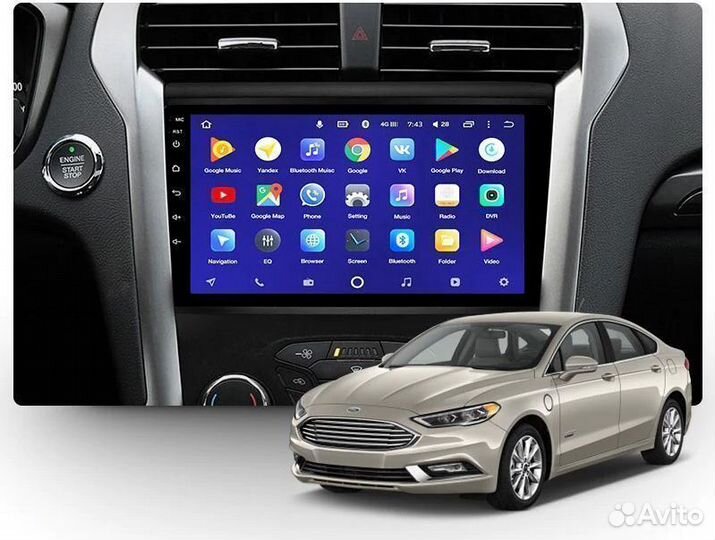 Ford Mondeo 5 2014-2020 магнитола Teyes 2+32