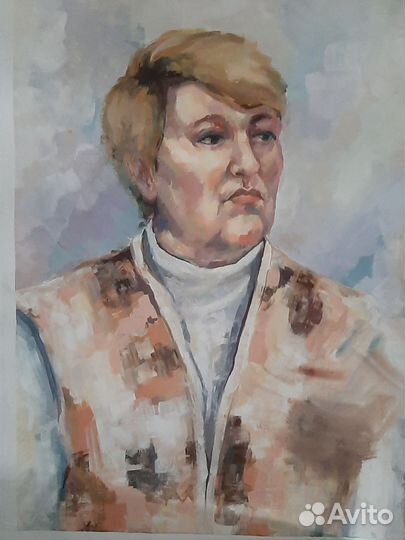 Учебные художественные работы, гуашь