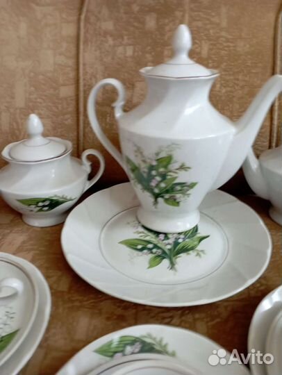 Чайный сервиз новый Рига