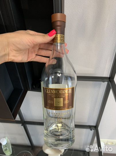 Бутылка с коробкой от glenmorangie 18