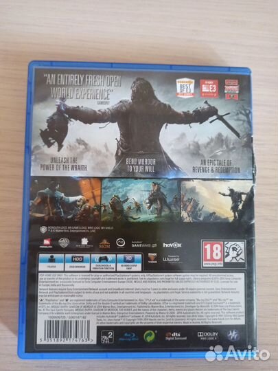 Игра для приставки shadow of mordor