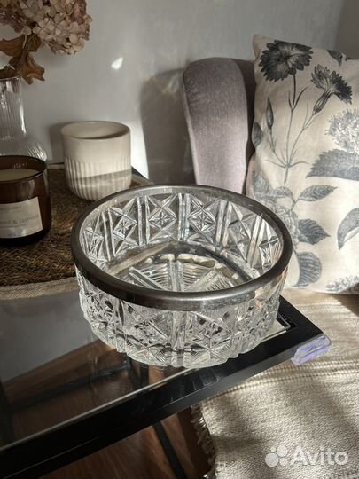 Салатник хрустальный