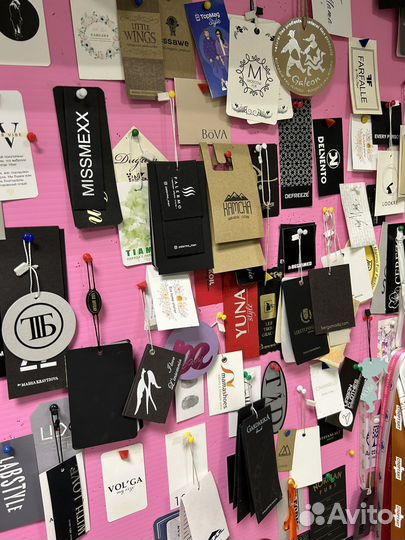 Печать бирок, этикеток, ярлыков для одежды