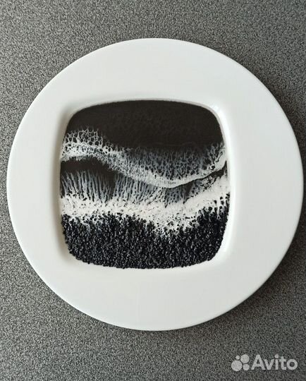 Тарелка из эпоксидной смолы