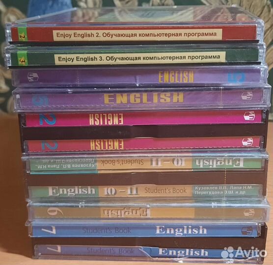 Cd и аудиокассеты/учебные материалы по английскому