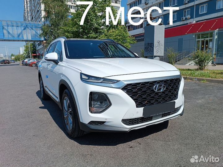 Hyundai Santa Fe 2.2 AT, 2019, 105 000 км