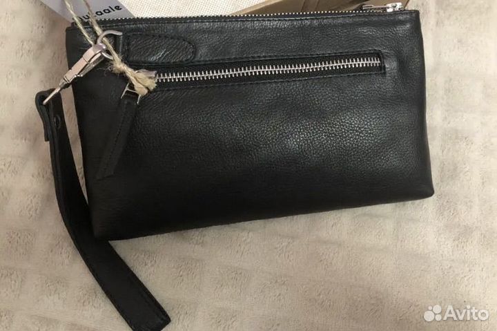 Мужской кожаный клатч