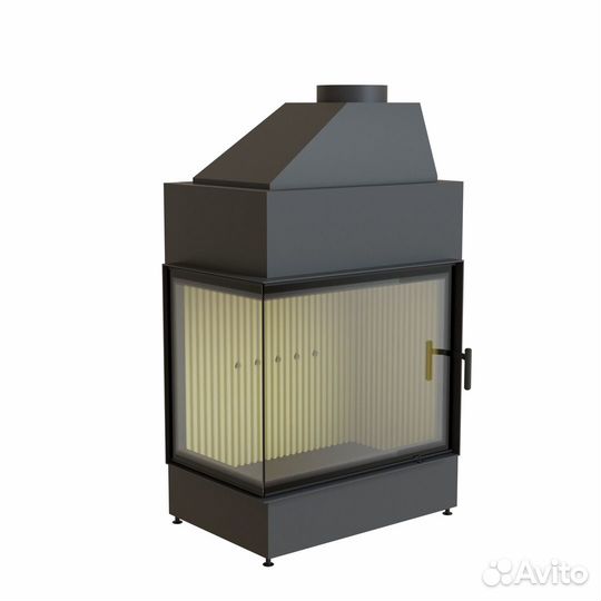 Каминная топка на дровах